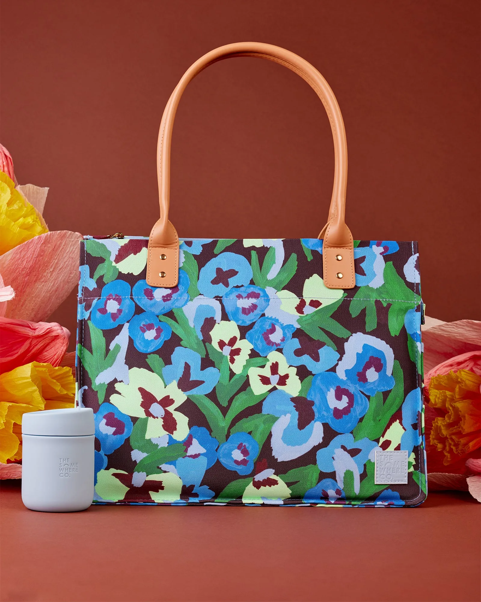 Pansy Patch Everyday Tote sold by The Somewhere Co. product image thumbnail 4