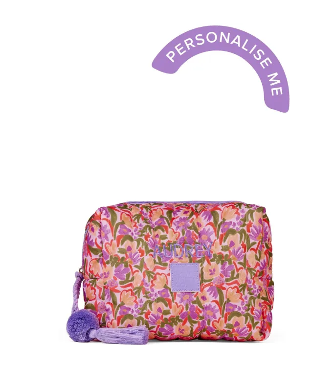 Personalised Petal Party Cosmetic Case sold by The Somewhere Co.