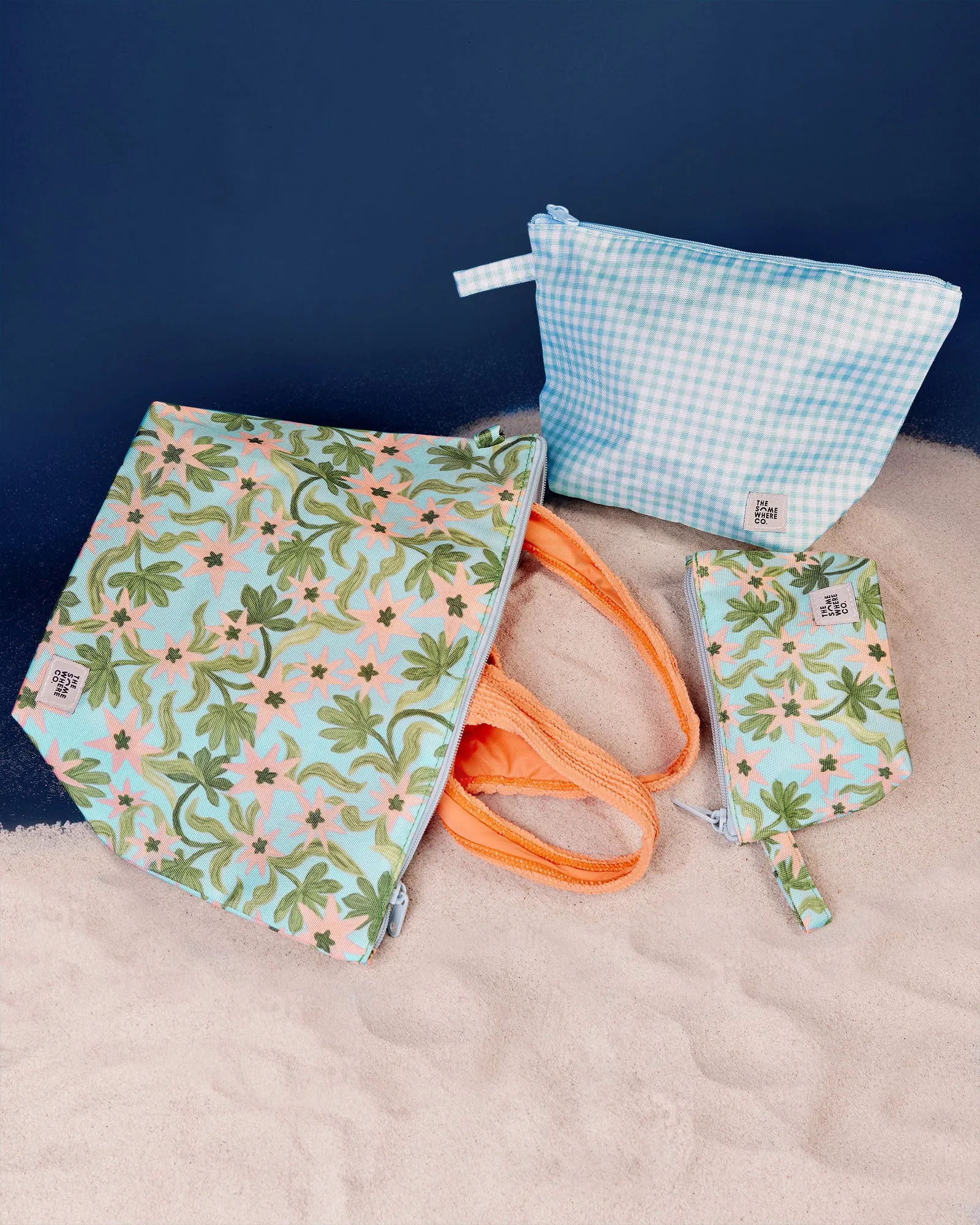Seaflower Handy Pouch Trio sold by The Somewhere Co. product image thumbnail 2