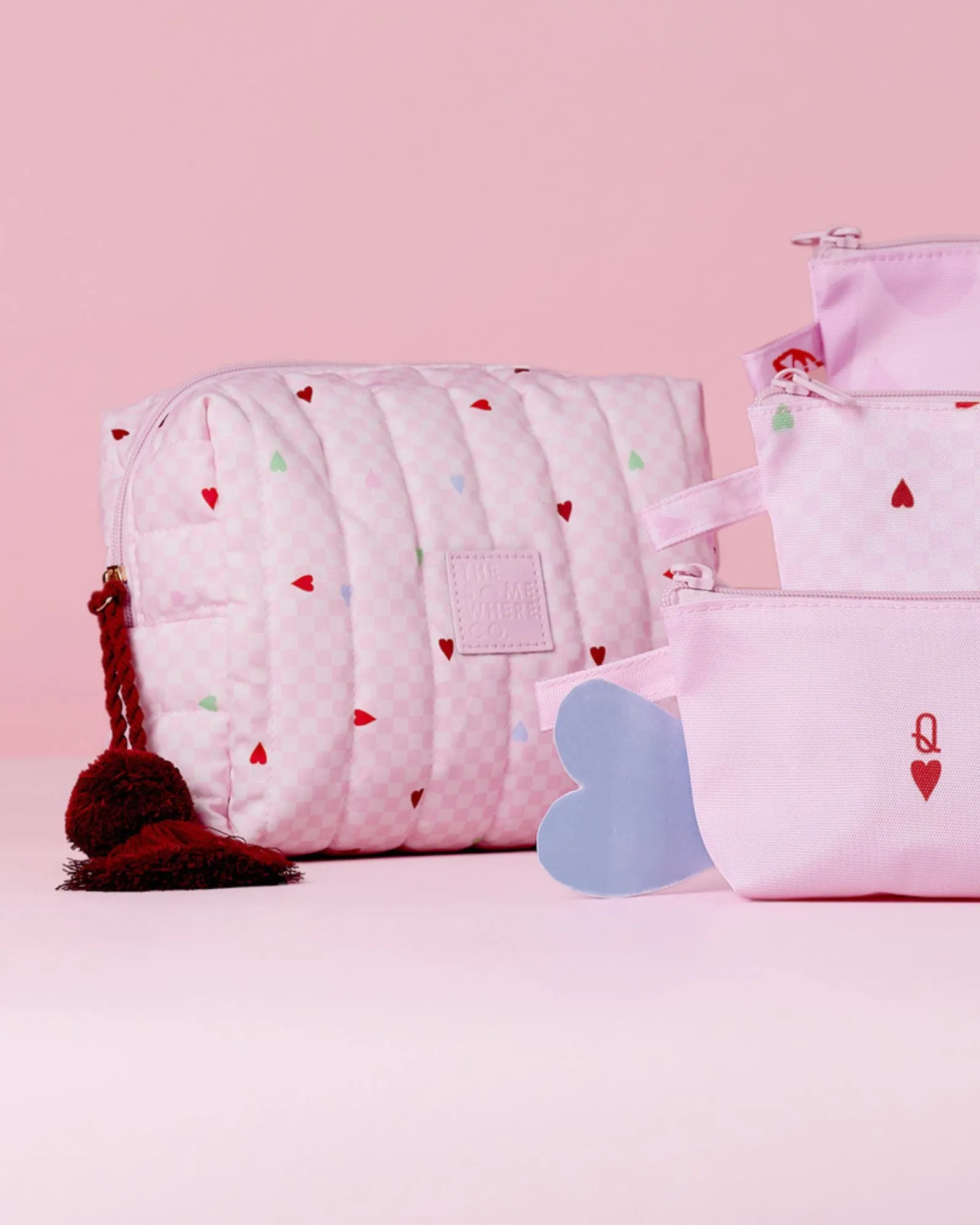 Personalised Queen of Hearts Cosmetic Case sold by The Somewhere Co. product image thumbnail 3