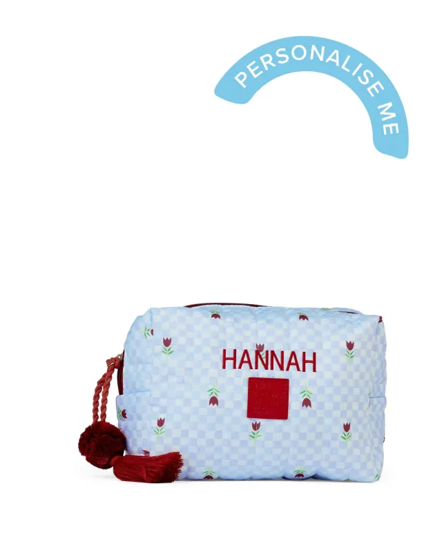 Personalised Buy Myself Flowers Cosmetic Case sold by The Somewhere Co.