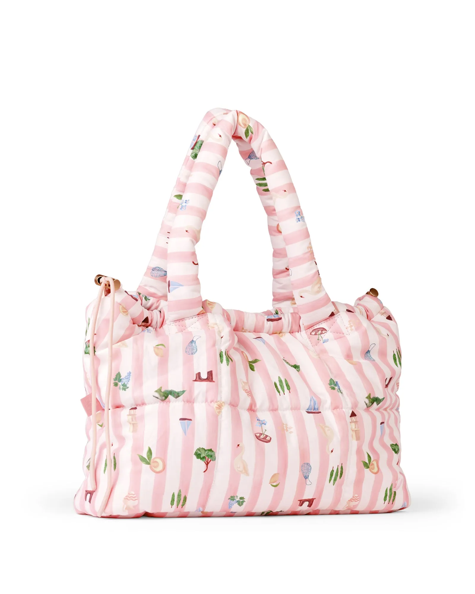 Boat Days Marshmallow Midi Tote sold by The Somewhere Co. product image thumbnail 3