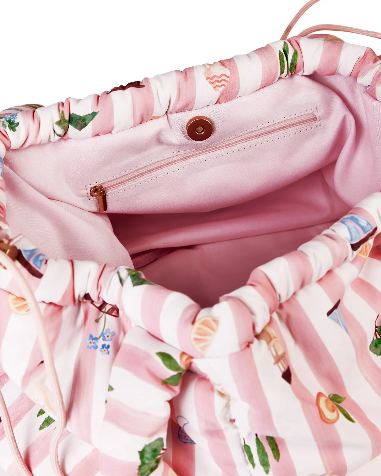 Boat Days Marshmallow Midi Tote sold by The Somewhere Co. product image thumbnail 5