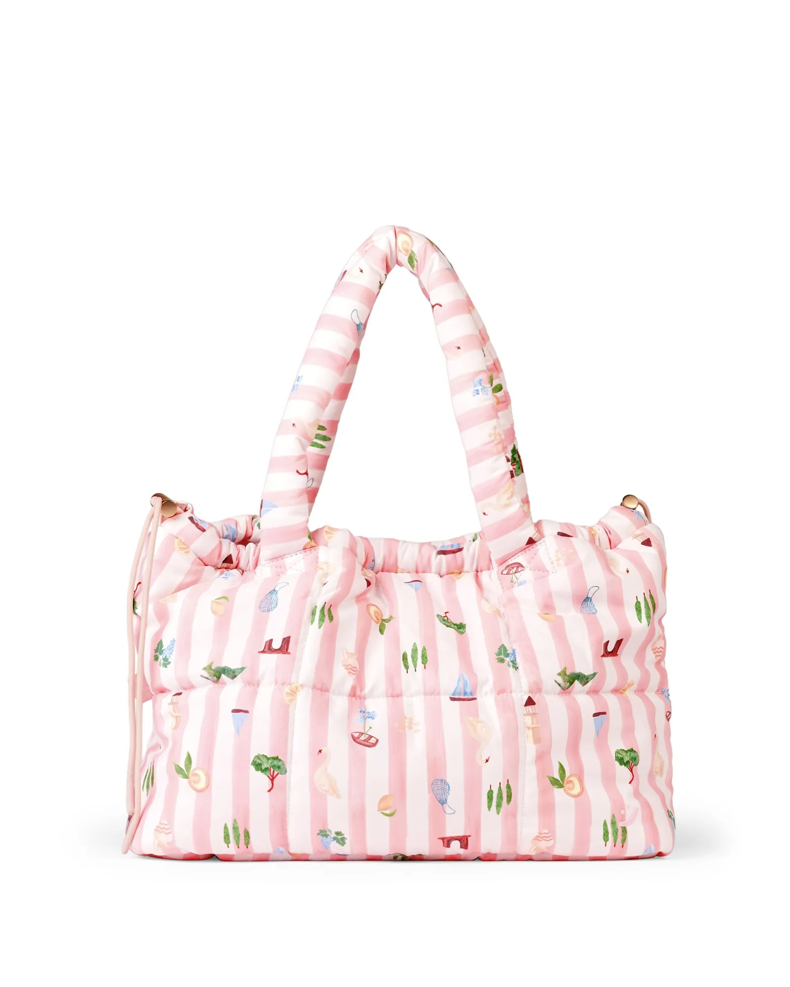 Boat Days Marshmallow Midi Tote sold by The Somewhere Co.