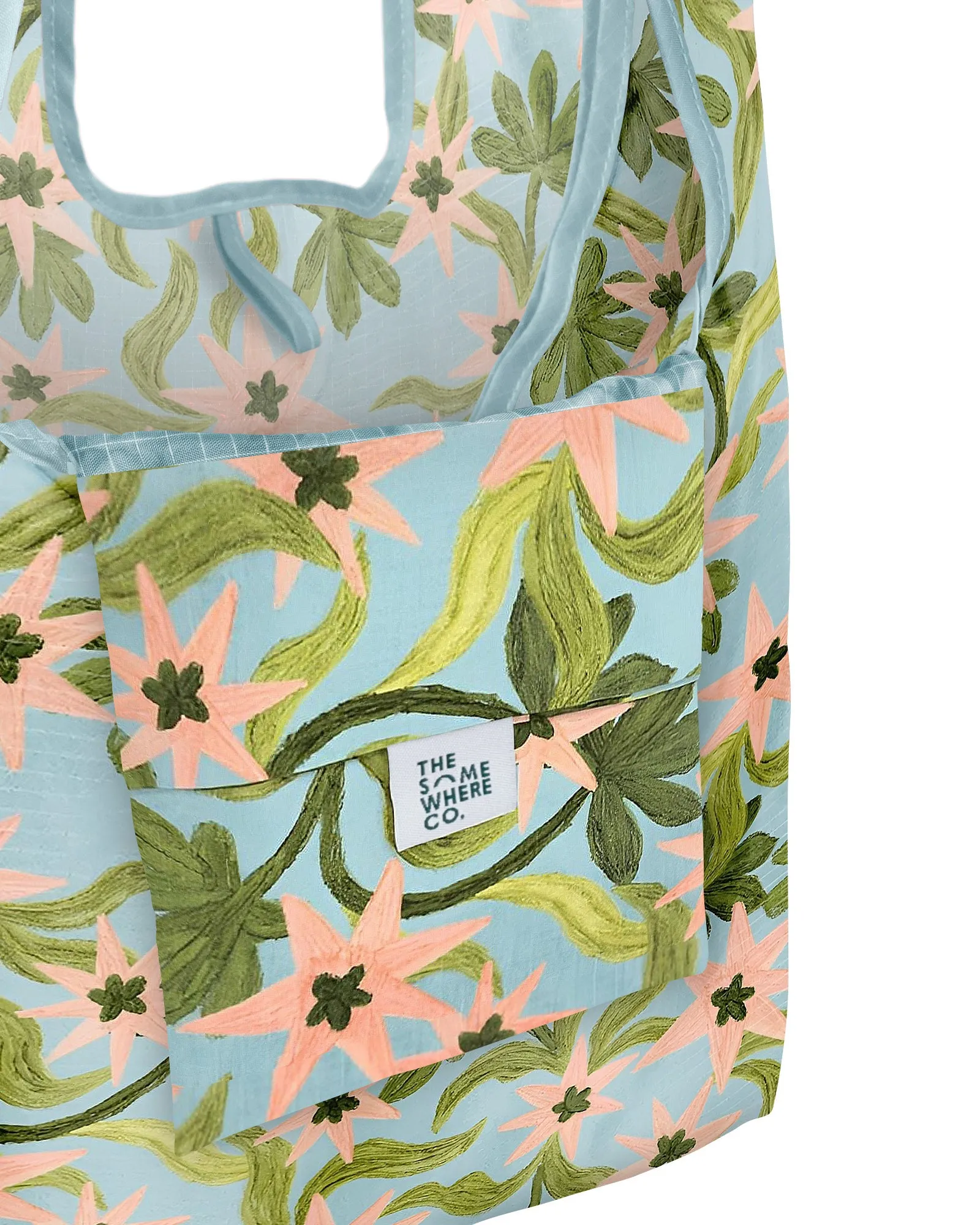 The Shopper - Reusable Bag - Seaflower sold by The Somewhere Co. product image thumbnail 2