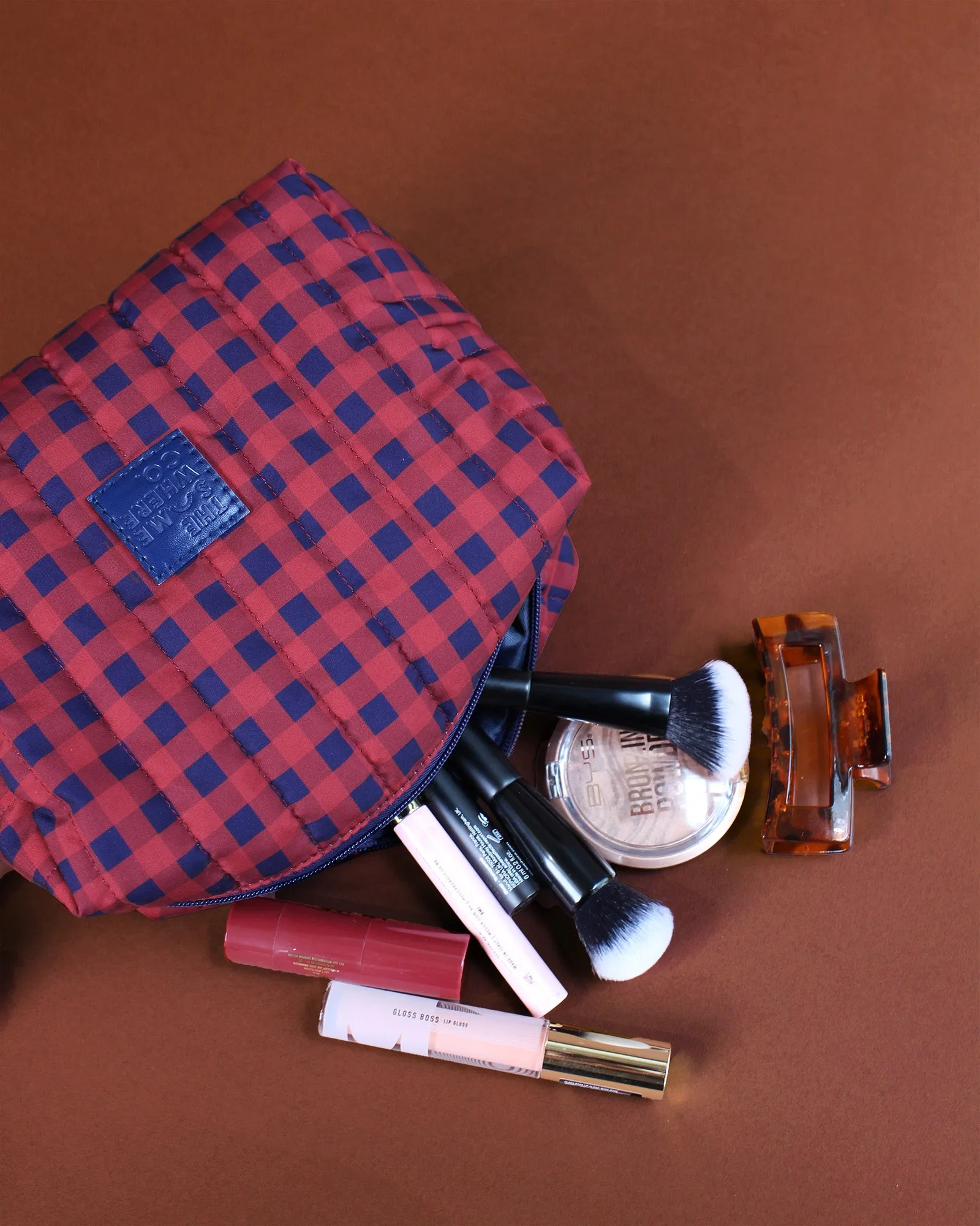 Chestnut - Cosmetic Case sold by The Somewhere Co. product image thumbnail 4