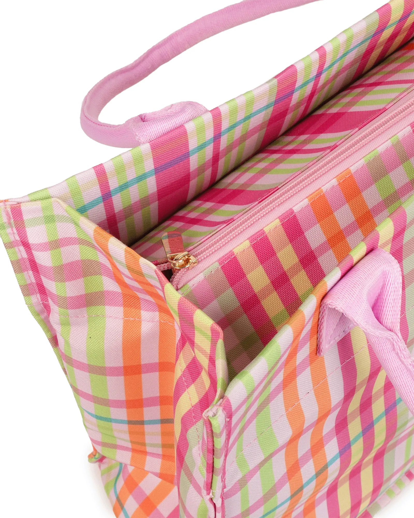 Lime Soda Everyday Tote Bag - PINK HANDLES sold by The Somewhere Co. product image thumbnail 4