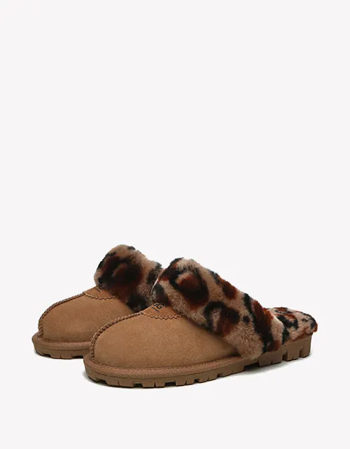 AUSTRALIAN SHEPHERD® Leopard Print Slippers sold by The UGG Shop