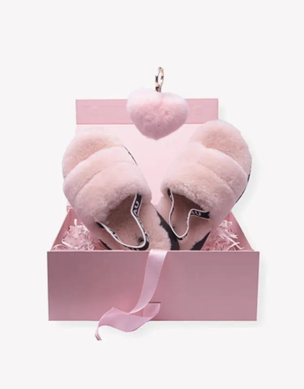Valentine Day Gift Box Miss Ever Slids & Candy Heart Keyring sold by The UGG Shop