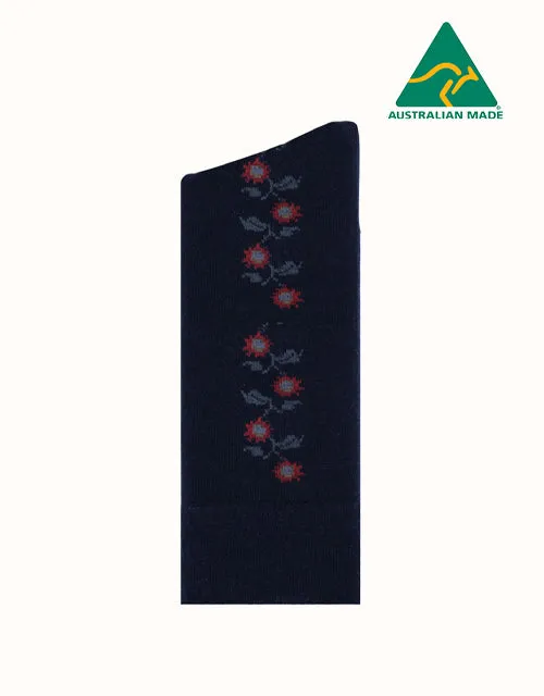 Humphrey Law Fine Merino Wool blend Patterned Health Socks sold by The UGG Shop