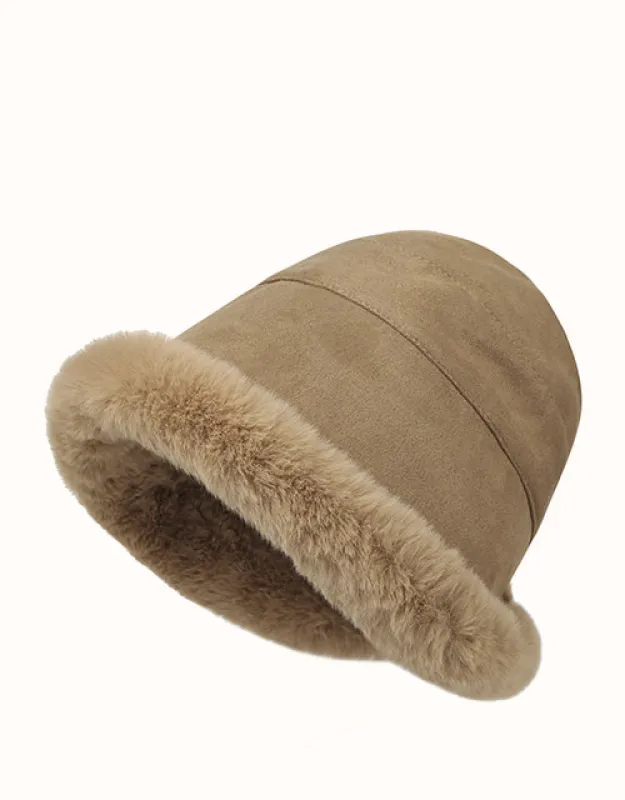 EVERAU® Fluffy Warm Bucket Hat sold by The UGG Shop