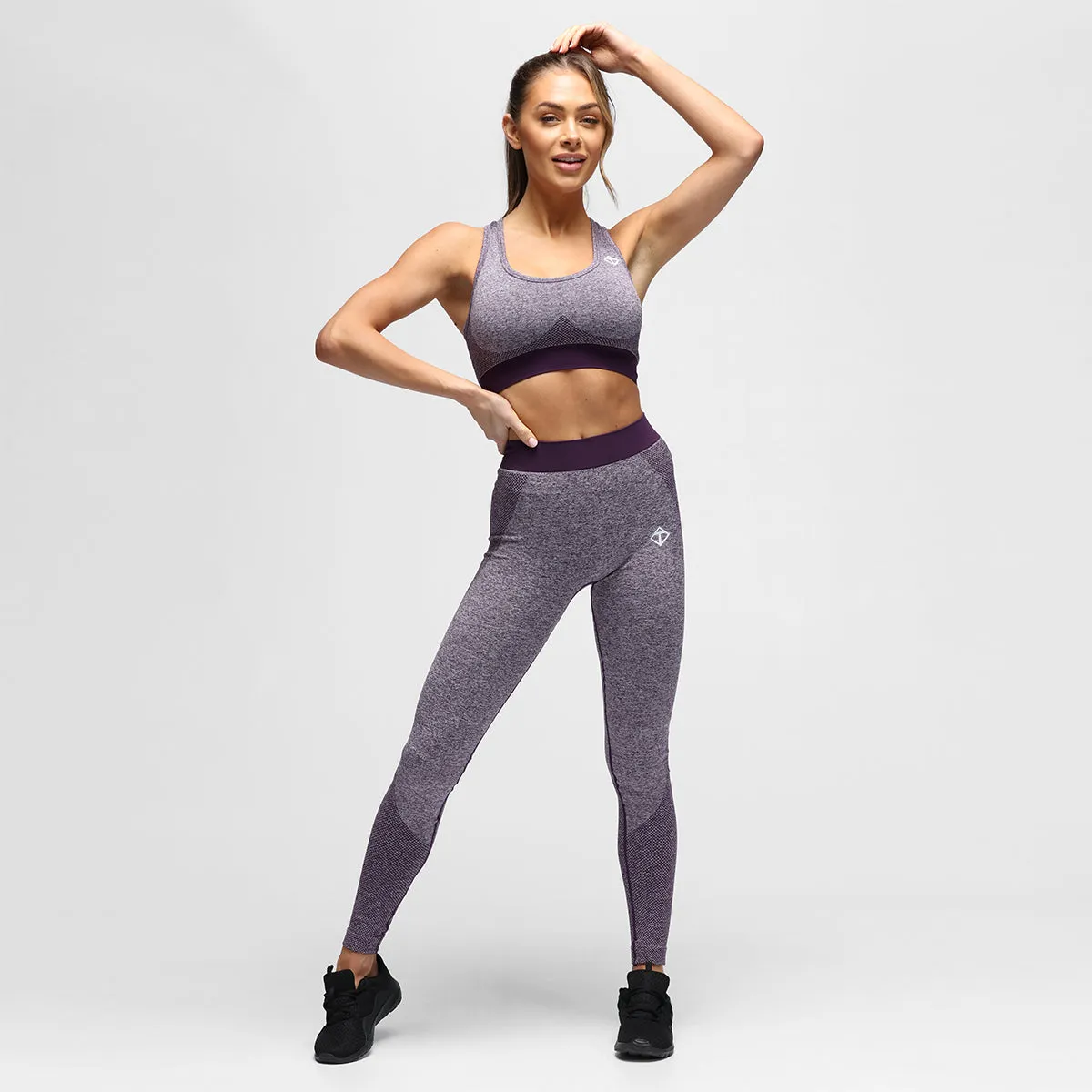 Purple Seamless Leggings sold by Tikiboo product image thumbnail 2