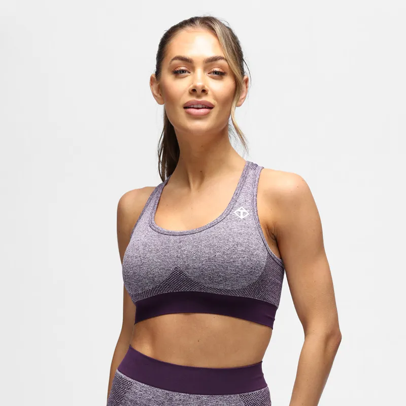Purple Seamless Bra sold by Tikiboo