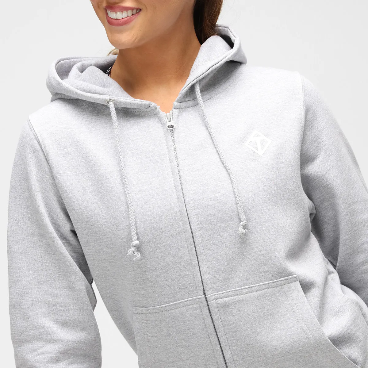 Grey Diamond Ladies Zoodie sold by Tikiboo product image thumbnail 2