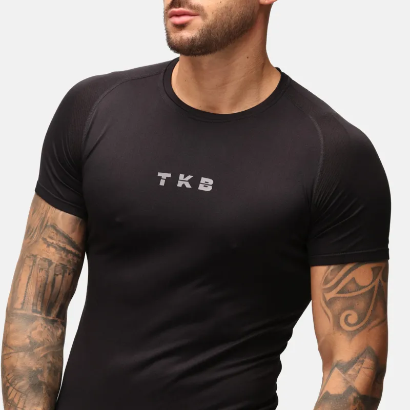 TKB Man Black Performance Seamless T-shirt sold by Tikiboo