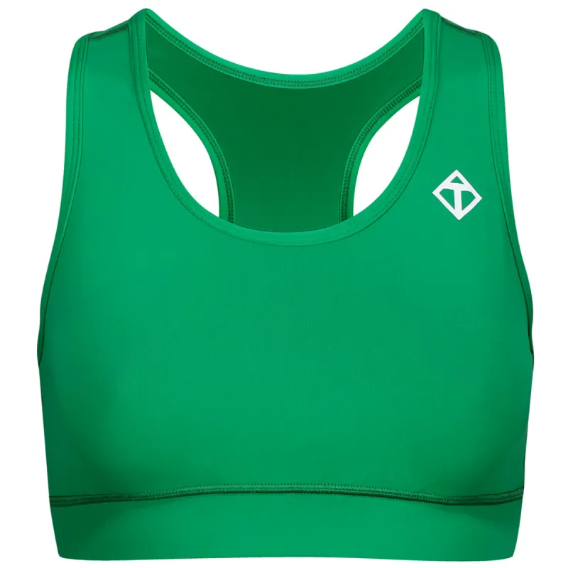 Green Racer Back Bra sold by Tikiboo
