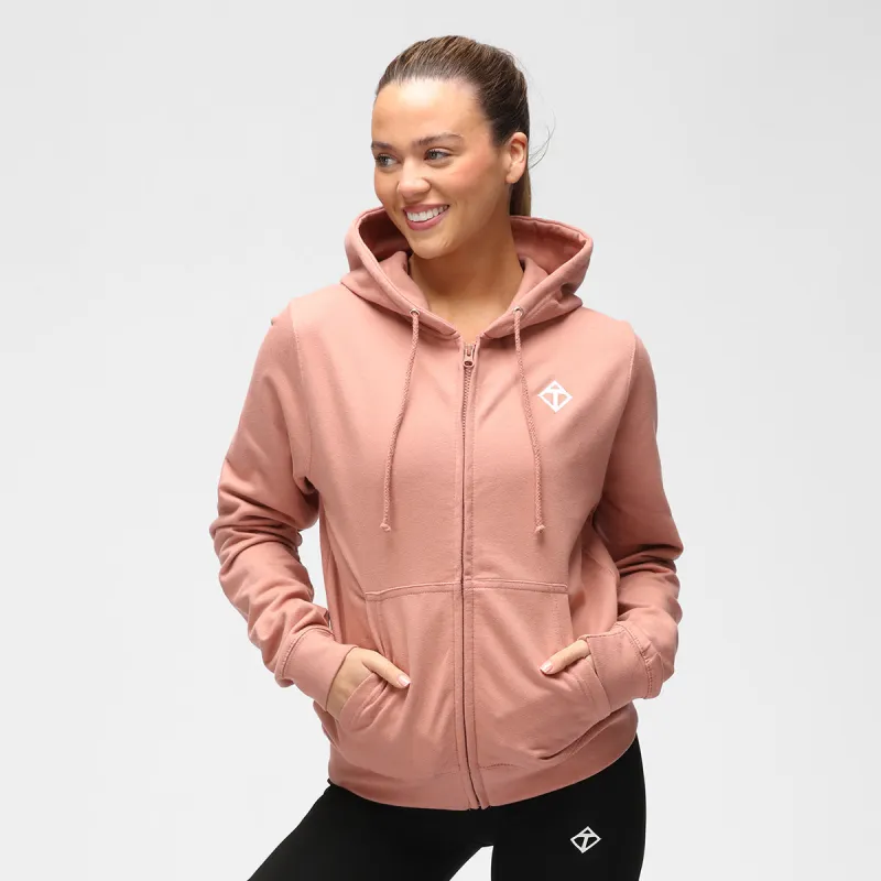 Dusky Pink Diamond Ladies Zoodie sold by Tikiboo