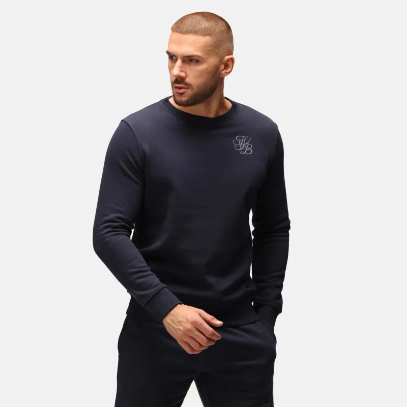 TKB Man Navy Organic Sweatshirt made by Tikiboo