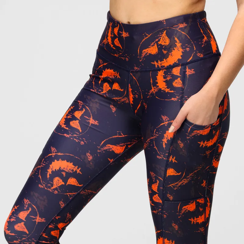 Fiendish Faces Leggings Halloween made by Tikiboo