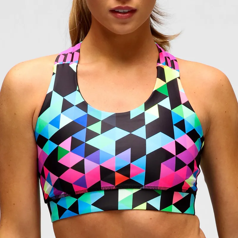 Neo Geo Cross Back Bra sold by Tikiboo