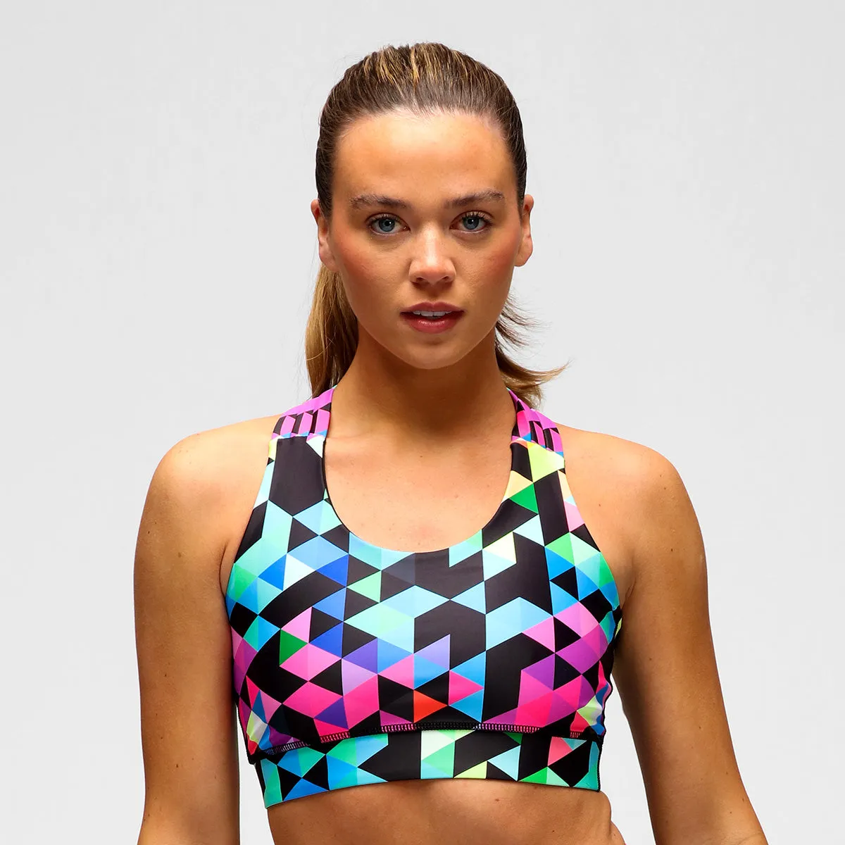 Neo Geo Cross Back Bra sold by Tikiboo product image thumbnail 3