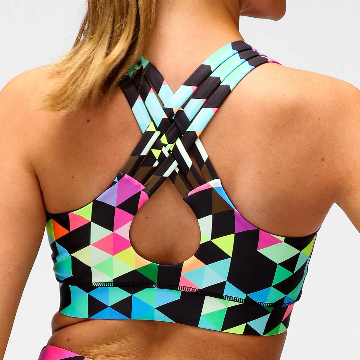 Neo Geo Cross Back Bra sold by Tikiboo product image thumbnail 4