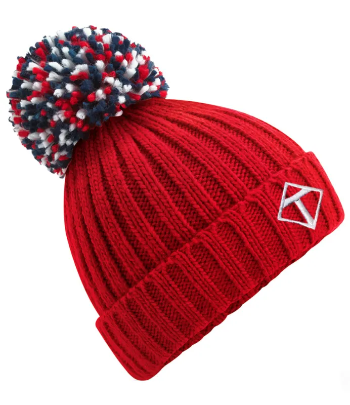Red Pom-Pom Hat sold by Tikiboo