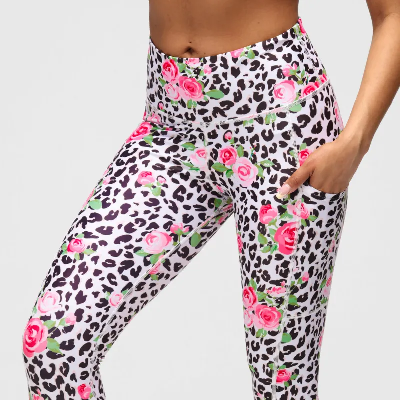 Jungle Rose Leggings sold by Tikiboo
