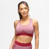 Burgundy Seamless Bra sold by Tikiboo