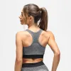 Charcoal Seamless Bra sold by Tikiboo