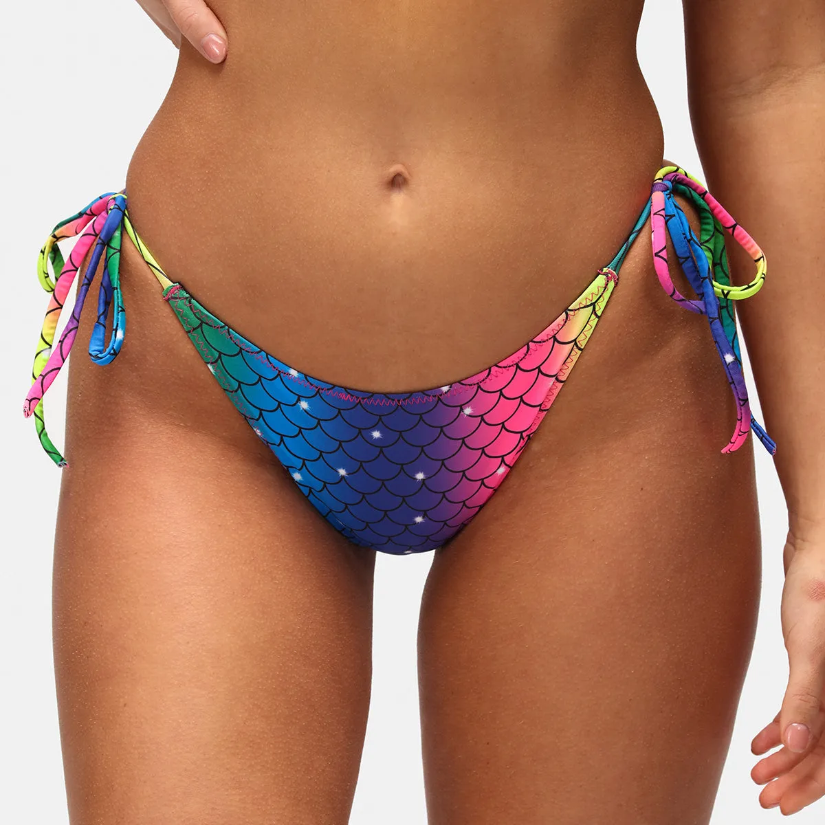 Rainbow Reef Tie Side Tikini Bottoms sold by Tikiboo