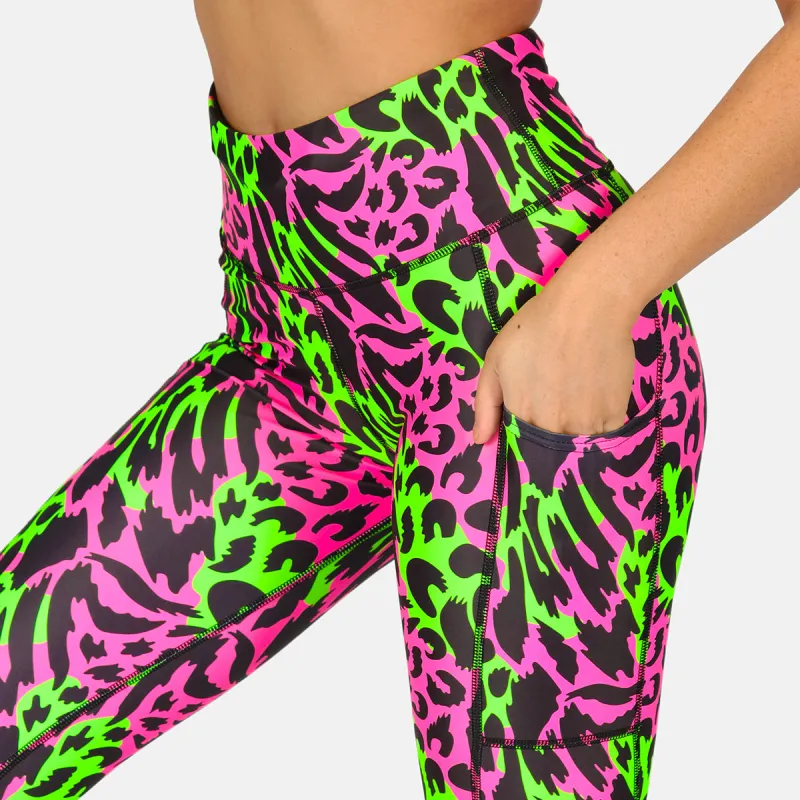 Feline Fusion Leggings sold by Tikiboo