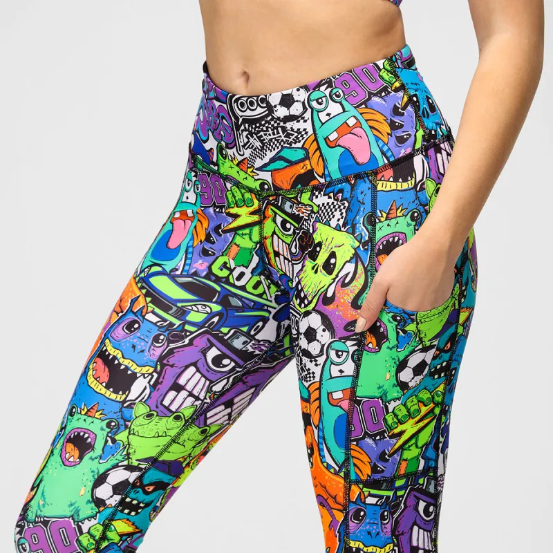 Monster Mash Leggings Halloween sold by Tikiboo