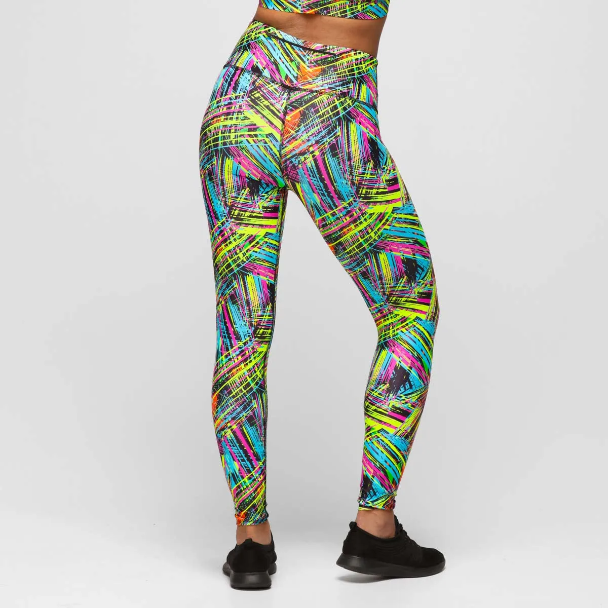 Neon Scratch Leggings sold by Tikiboo product image thumbnail 5
