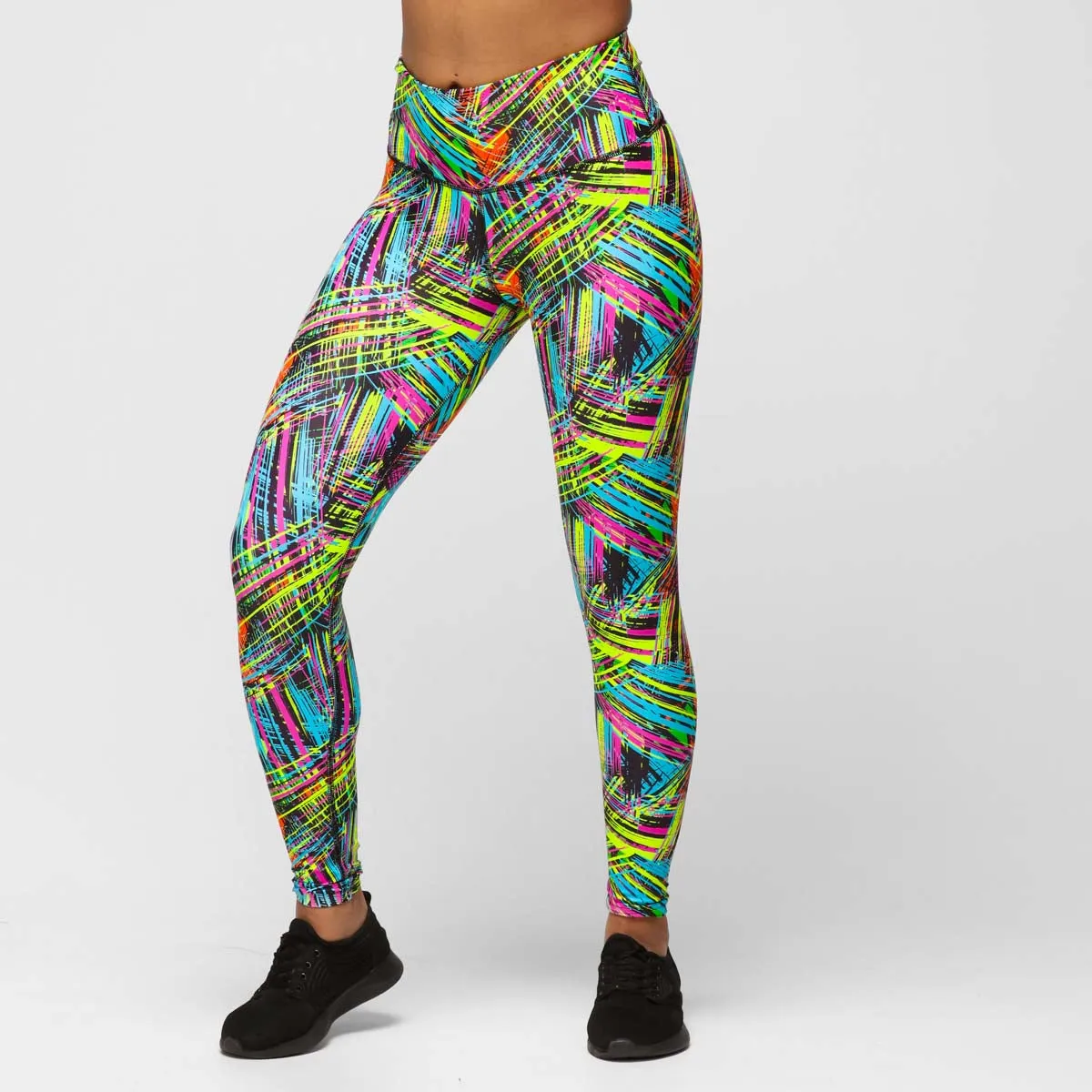 Neon Scratch Leggings sold by Tikiboo product image thumbnail 2