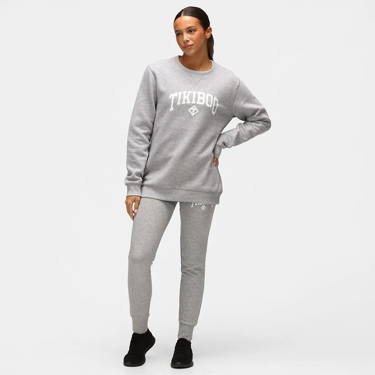 Grey Athleisure Sweatshirt sold by Tikiboo product image thumbnail 4