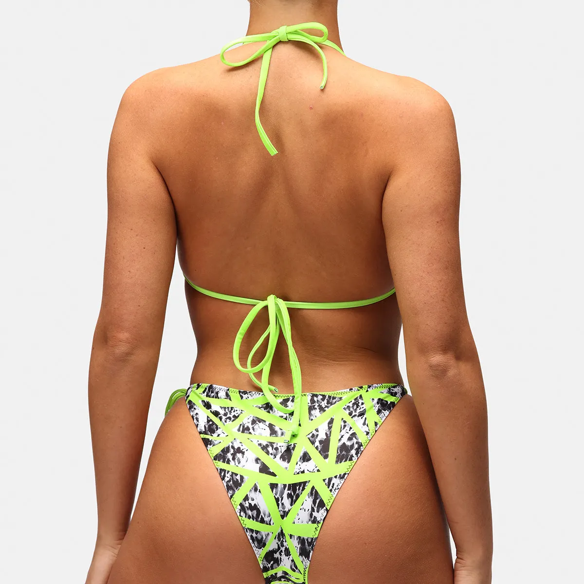 Neon Web Tie Side Tikini Bottoms sold by Tikiboo product image thumbnail 4
