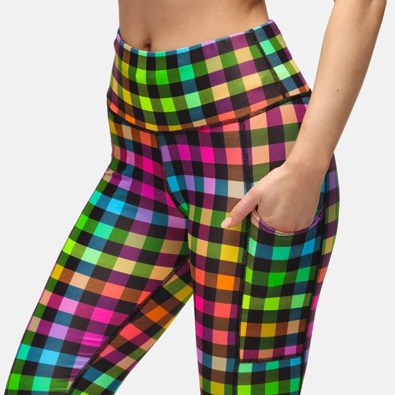 Gingham Glow Leggings sold by Tikiboo