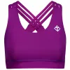 Purple Cross Back Bra sold by Tikiboo