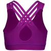 Purple Cross Back Bra sold by Tikiboo