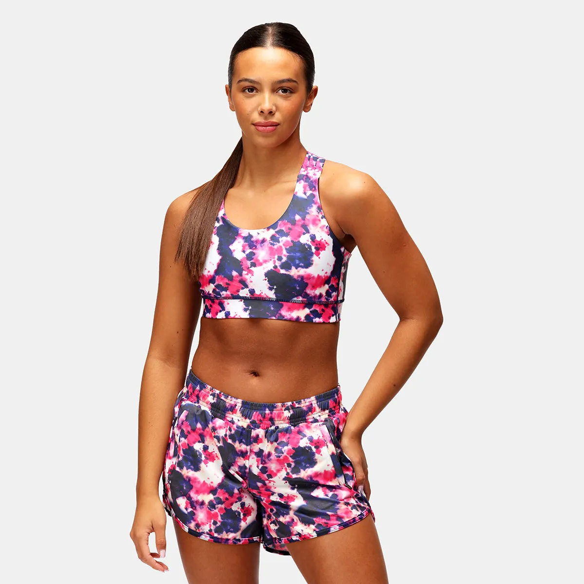 Tie Dye Cross Back Bra sold by Tikiboo product image thumbnail 3