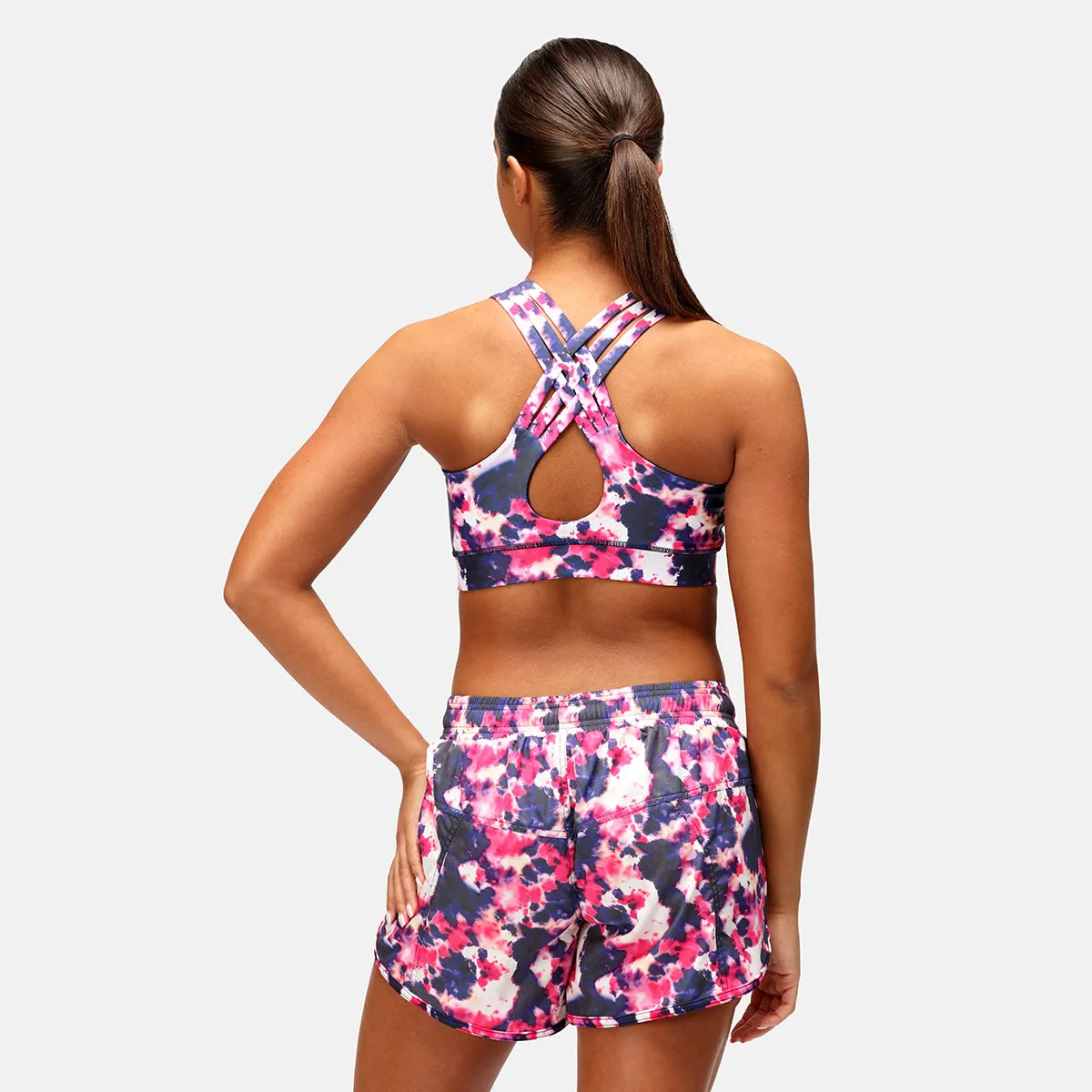 Tie Dye Cross Back Bra sold by Tikiboo product image thumbnail 2