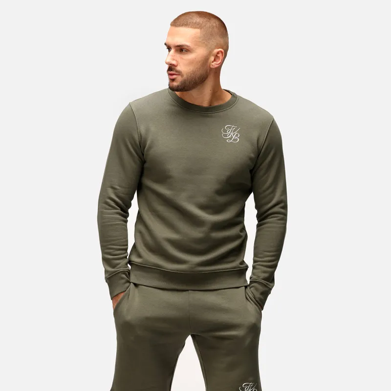 TKB Man Khaki Organic Sweatshirt made by Tikiboo
