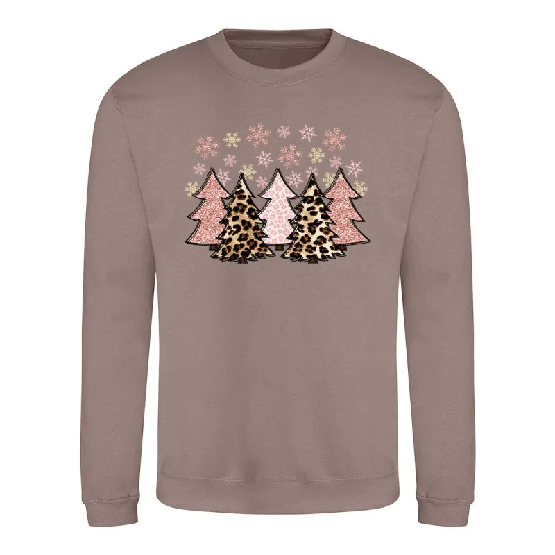 Leopard Trees Sweatshirt made by Tikiboo