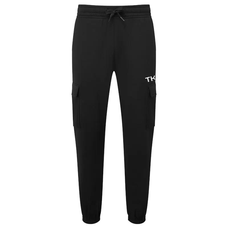 TKB Unisex Black Cargo Recycled Joggers sold by Tikiboo