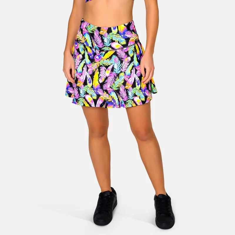 Feather Frenzy Skort sold by Tikiboo