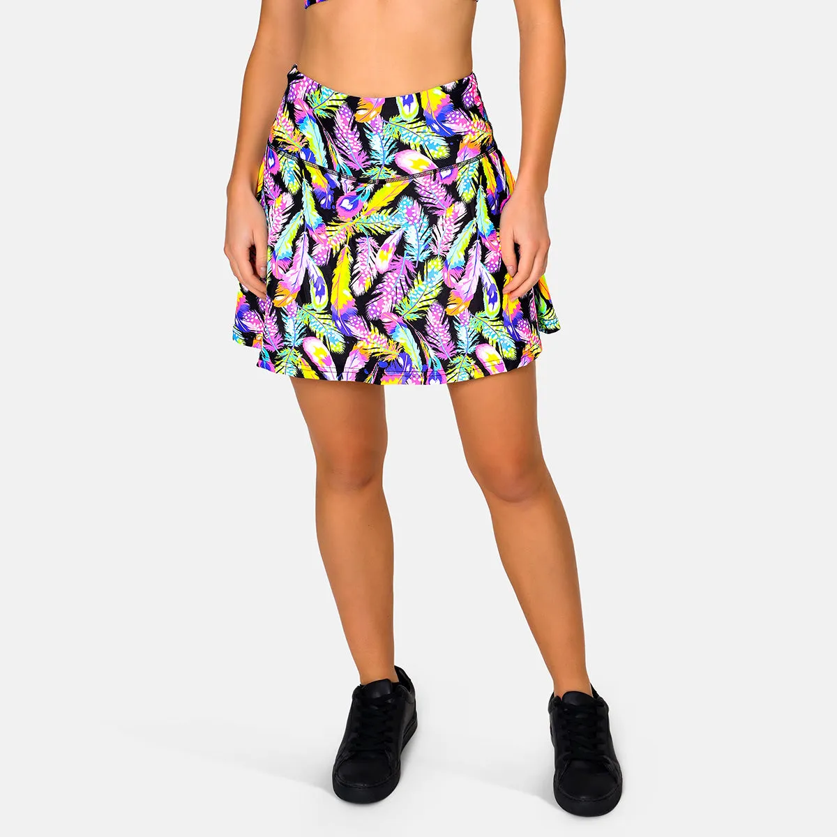 Feather Frenzy Skort sold by Tikiboo