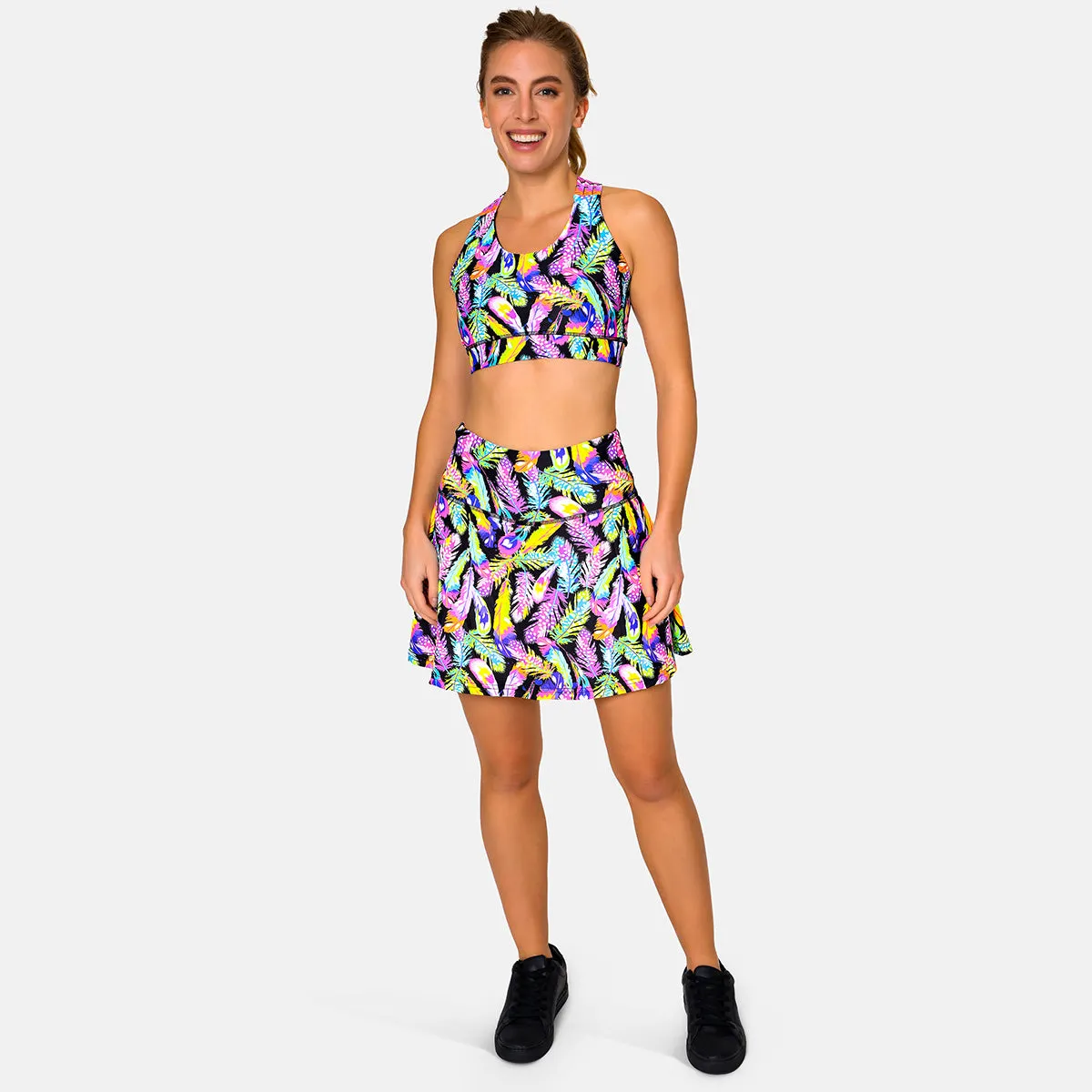Feather Frenzy Skort sold by Tikiboo product image thumbnail 3