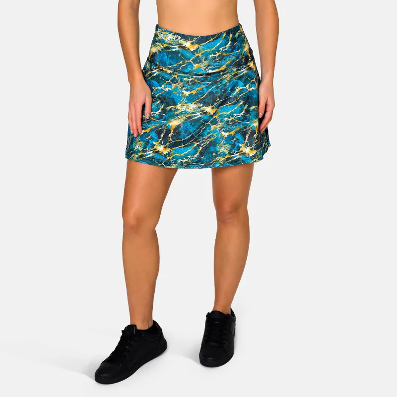 Pre-Order Gilded Marble Skort sold by Tikiboo