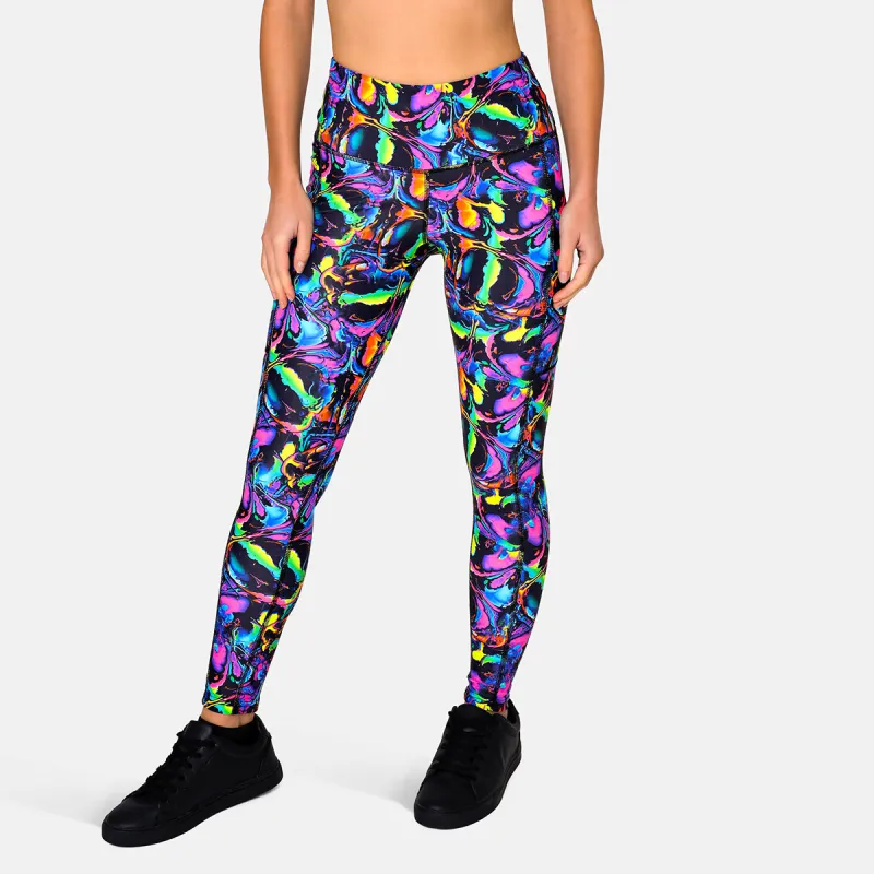 Liquid Glow Leggings sold by Tikiboo